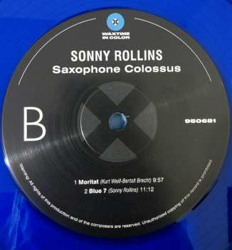 LP Sonny Rollins: Saxophone Colossus LTD | CLR 61304