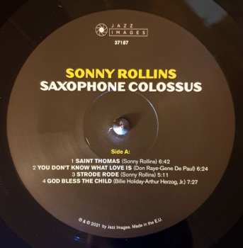 LP Sonny Rollins: Saxophone Colossus DLX | LTD 142040