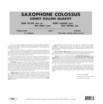 LP Sonny Rollins: Saxophone Colossus 328568