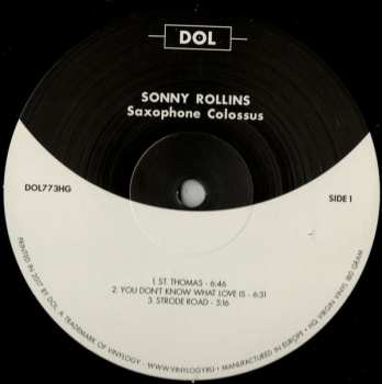 LP Sonny Rollins: Saxophone Colossus 328568