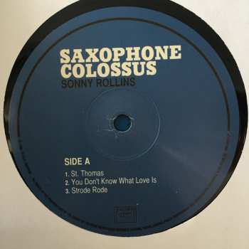 LP Sonny Rollins: Saxophone Colossus 332085