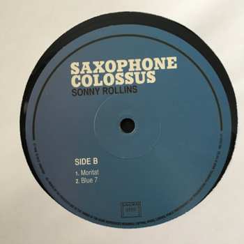 LP Sonny Rollins: Saxophone Colossus 332085
