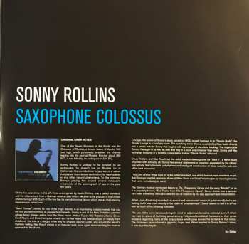 LP Sonny Rollins: Saxophone Colossus DLX | LTD 521961