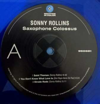LP Sonny Rollins: Saxophone Colossus LTD | CLR 61304