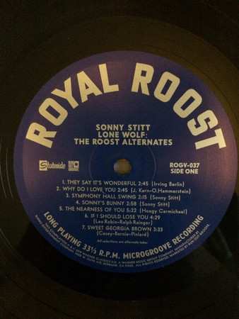 LP Sonny Stitt: Lone Wolf: The Roost Alternates LTD | NUM 49113