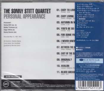 CD Sonny Stitt Quartet: Personal Appearance LTD 420586