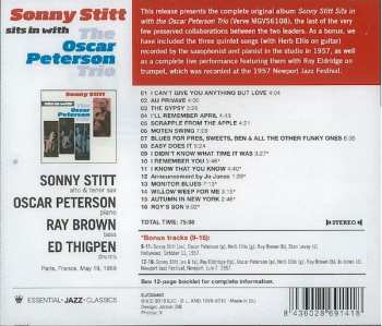 CD Sonny Stitt: Sonny Stitt Sits In With The Oscar Peterson Trio 306676