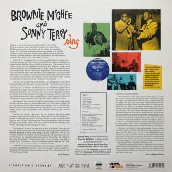 LP Sonny Terry & Brownie McGhee: Brownie McGhee And Sonny Terry Sing LTD 88379