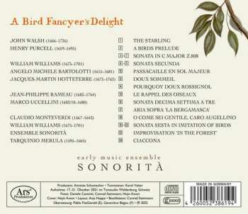 CD Sonorità: "A Bird Fancyer’s Delight"  501562