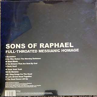 LP Sons Of Raphael: Full​-​Throated Messianic Homage 65173