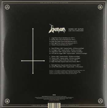 2LP Venom: Sons Of Satan (Rare And Unreleased) LTD | CLR 33689