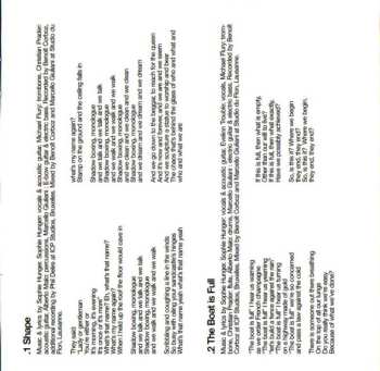 CD Sophie Hunger: Monday's Ghost