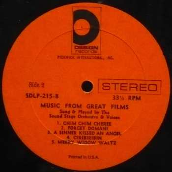 LP Sound Stage Orchestra & Voices: Music From Great Films  512334