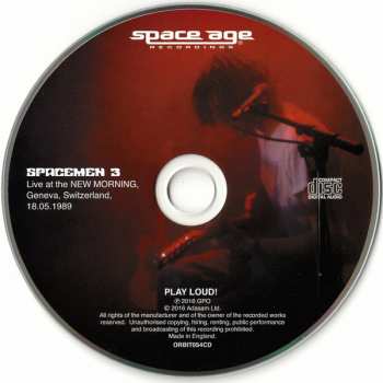 CD Spacemen 3: Live At The New Morning, Geneva, Switzerland, 18.05.1989 120993