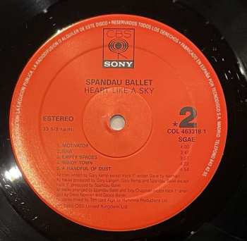 LP Spandau Ballet: Heart Like A Sky