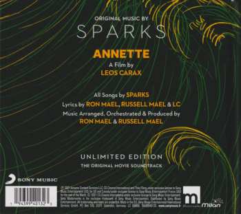 2CD Sparks: Annette (Unlimited Edition - The Original Movie Soundtrack) DLX | LTD 398187