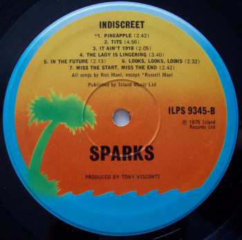 LP Sparks: Indiscreet