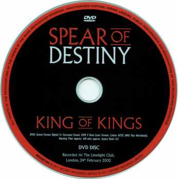 2CD/DVD Spear Of Destiny: King Of Kings 229064