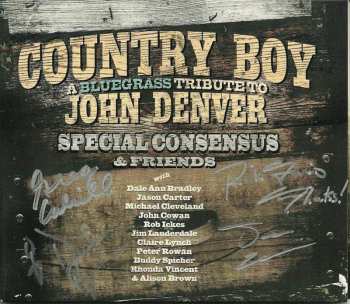 The Special Consensus: Country Boy: A Bluegrass Tribute To John Denver