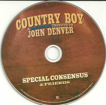 CD The Special Consensus: Country Boy: A Bluegrass Tribute To John Denver 403902