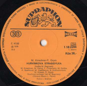 LP Spejbl & Hurvínek: Hurvínkova Strašidýlka 530315