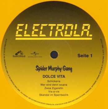LP Spider Murphy Gang: Dolce Vita LTD | CLR 448871