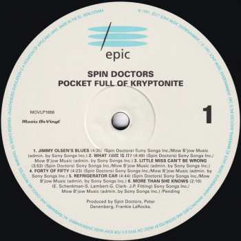 LP Spin Doctors: Pocket Full Of Kryptonite 28308