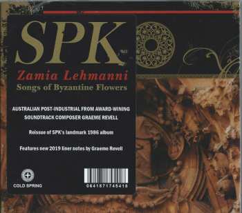 CD SPK: Zamia Lehmanni (Songs Of Byzantine Flowers) 227737