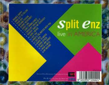 CD Split Enz: Live In America