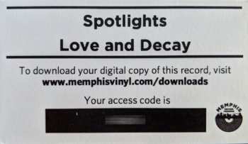 2LP Spotlights: Love & Decay CLR 72417