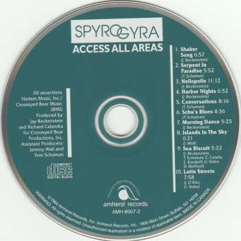 CD Spyro Gyra: Access All Areas 443156