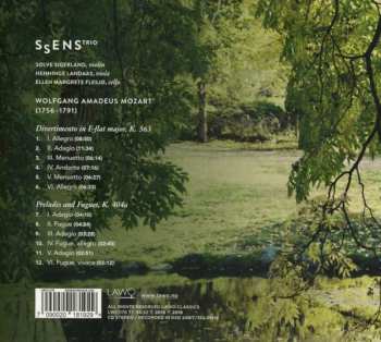 CD Ssens Trio: Divertimento, K. 563; Preludes And Fugues K. 404a 463314
