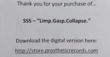 LP SSS: Limp. Gasp. Collapse. 63261