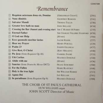 CD St. Paul's Cathedral Choir: Remembrance 95090