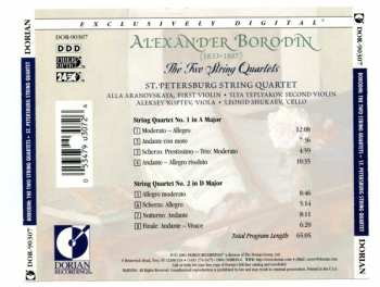 CD St. Petersburg String Quartet: Borodin: The Two String Quartets 324650