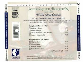 CD St. Petersburg String Quartet: Borodin: The Two String Quartets