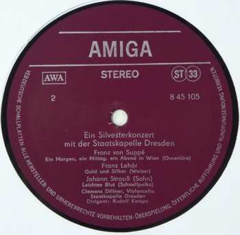 LP Staatskapelle Dresden: Ein Silvesterkonzert 487052