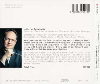 CD Staatskapelle Weimar: Lutheran Symphonix (Orchestral Fantasies On Protestant Chorales By Christian Sprenger) 389343