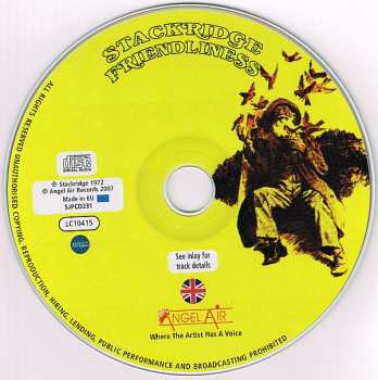 CD Stackridge: Friendliness 145558