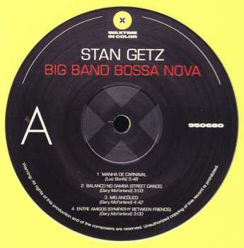 LP Stan Getz: Big Band Bossa Nova LTD | CLR 75188