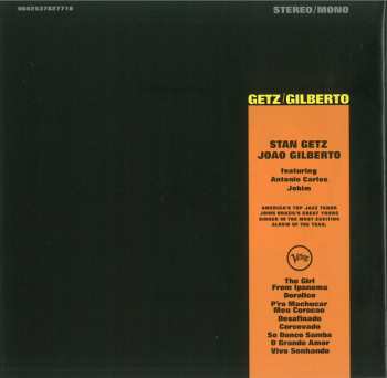 CD João Gilberto: Getz / Gilberto DLX