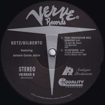 2LP Stan Getz: Getz / Gilberto LTD 78278