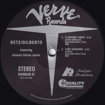 2LP João Gilberto: Getz / Gilberto LTD