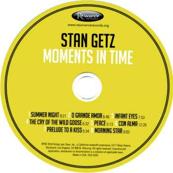 CD Stan Getz: Moments In Time 461905