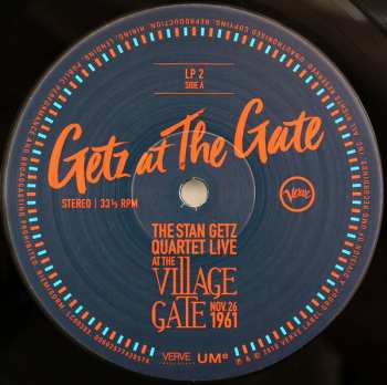 3LP Stan Getz Quartet: Getz At The Gate (Live At The Village Gate, Nov. 26, 1961) 387466