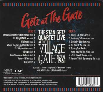 2CD Stan Getz Quartet: Getz At The Gate (Live At The Village Gate, Nov. 26, 1961) 13979