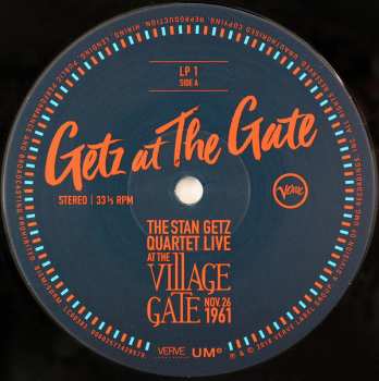 3LP Stan Getz Quartet: Getz At The Gate (Live At The Village Gate, Nov. 26, 1961) 387466
