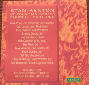 CD Stan Kenton And His Orchestra: At Fountain Street Church Part 2 235673