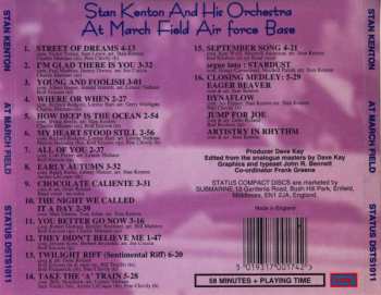 CD Stan Kenton And His Orchestra: At March Field Officers' Club March Field Air Force Base Riverside California 291466