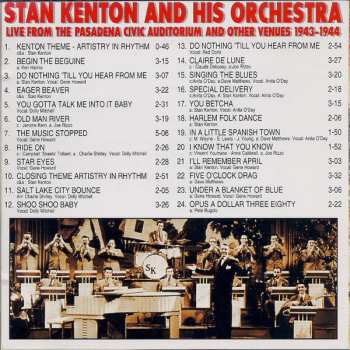 CD Stan Kenton And His Orchestra: Live From The Pasadena Civic Auditorium And Other Venues 1943-1944 239905